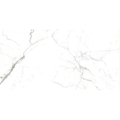 Carrelage sol intérieur effet marbre l.60x L.120cm - Calacatta Blanc 0
