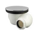 Bonde de douche La Goulue multidirectionnelle capot ABS pour receveur Ø 90 mm