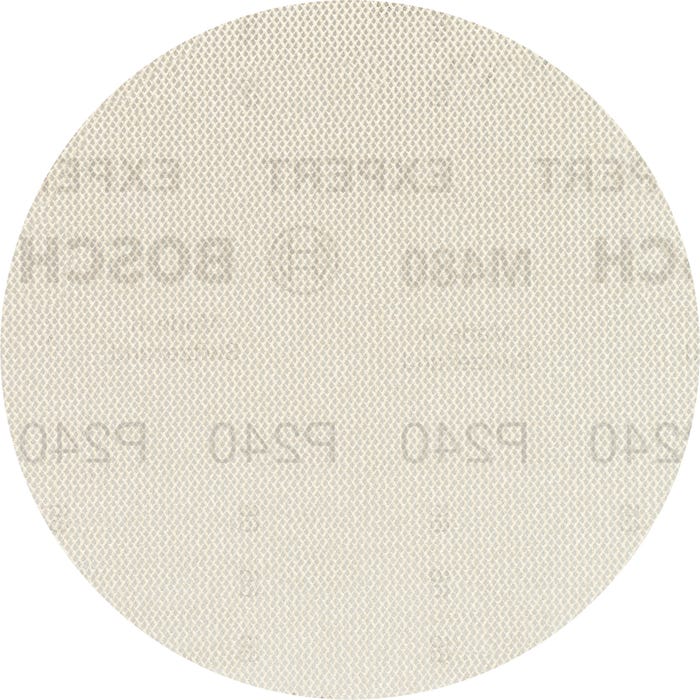 Lot de 5 disques maille céramique spécial platre Diam.225 mm grain 240 - M480 BOSCH 1