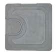 Couvercle béton allegé 25 x 25 cm - SEBICO