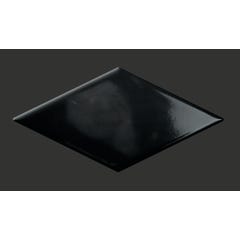 Faïence noir uni l.10 x L.20 cm Diamond 0