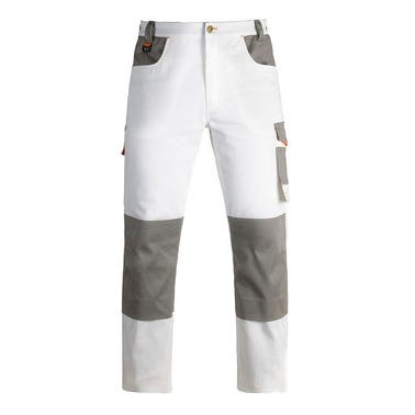 Pantalon de travail blanc T.M Paint Industry - KAPRIOL 3