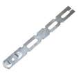 PATTES DE FIXATION POUR PORTE D'ENTRéE PVC ET ACIER