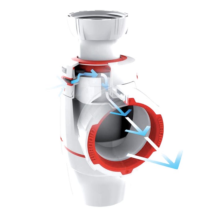 Siphon lavabo Ø32 mm NEO AIR Wirquin Pro 2