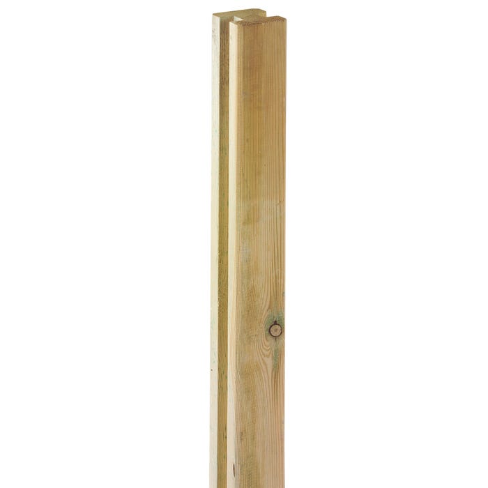 Poteau intermédiare pin classe 3 7 x 7 cm Haut.180 cm 0
