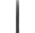 Poteau aluminium gris pour portail complet, 15 x 15 x 210 cm Ep.2 mm
