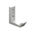 PATÈRE PLASTIQUE BLANC 50X18X58MM