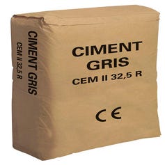 Ciment gris CE, 25 kg Vrac du nord ❘ Bricoman