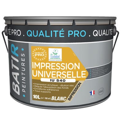 Impression universelle acrylique 10l IU540 - BATIR 0
