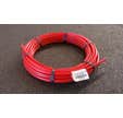 Tube d'alimentation en PER PE-Xa nu ROUGE Ø12 couronne de 25 mètres