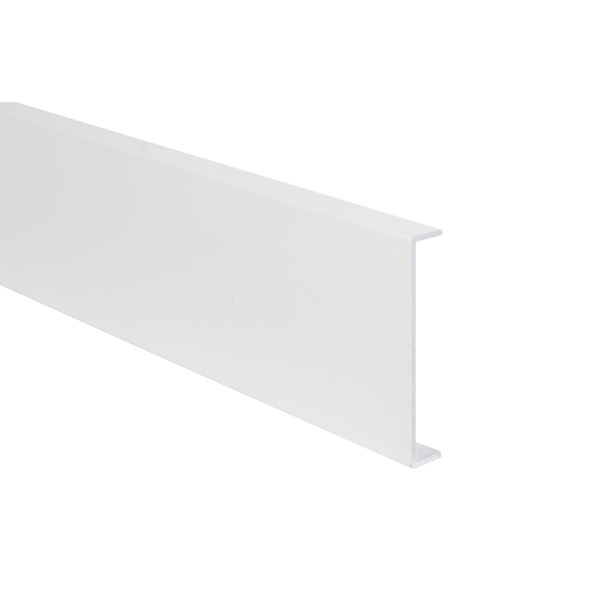 Nez de cloison aluminium blanc 54 mm Long.2,60 m 0