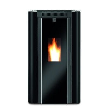 poele a granules punto ermetica 7 5 kw noir unical bricoman