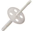 Sachet de 60 chevilles 10 x 130 mm pour isolant rigide < 80 mm