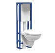 Pack WC suspendu sol porteur Actua - SIAMP