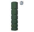 Récupérateur d'eau 300L + collecteur + robinet + système attache murale