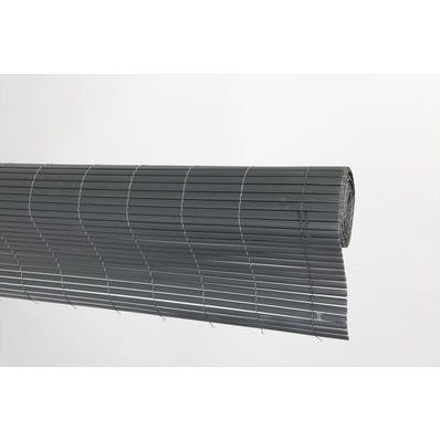 Canisse Plastique Ovale Gris Anthracite H 1 5 X L 5 M Bricoman