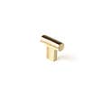 Bouton en "T" zamak laiton 33x12mm