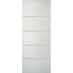 Porte seule laquée blanc H.204 x l.93 cm Griff'Inox - JELD WEN 0