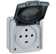 PRISE PLEXO 20A 3P+T GRIS V2