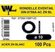 ROND. EVENTAIL DIN 6798A ZG D10 X100
