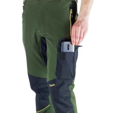 Pantalon de travaildynamic jardinier vert/noir l - kapriol 36562 3