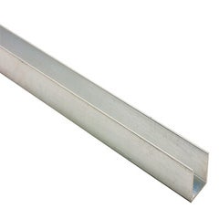 Profilé U PVC blanc 10 x 12 x 10 mm, 2,60 m