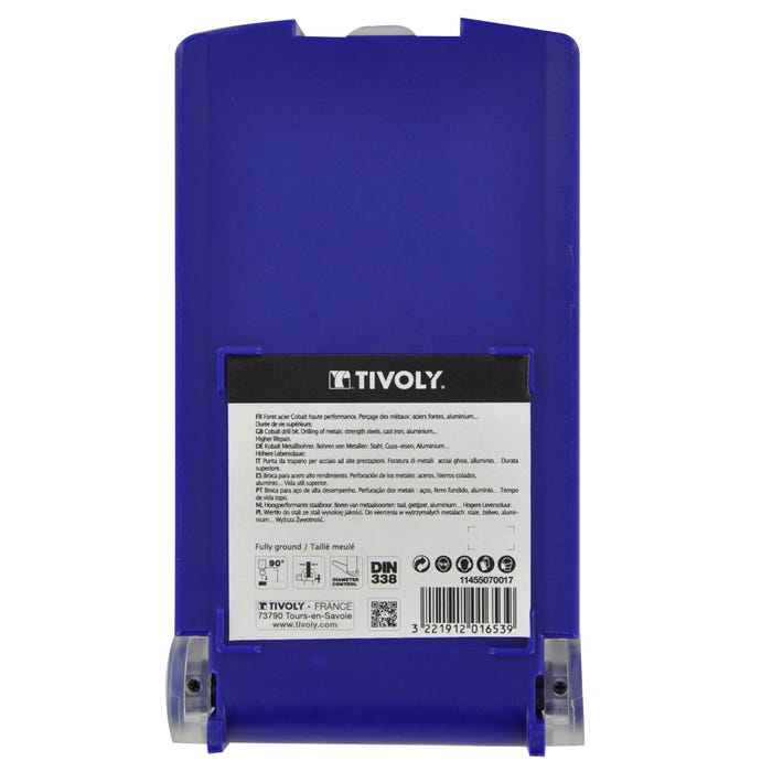 Coffret Tivbox 25 forets HSSCO Diam.1 à 13 mm - 11455070017 TIVOLY 2