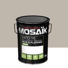 Peinture intérieure satin gris rangoon teintée en machine 4L HPO - MOSAIK 1