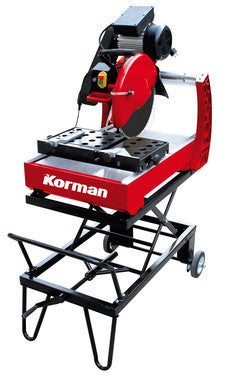 scie de macon sur table 2000 w korman bricoman