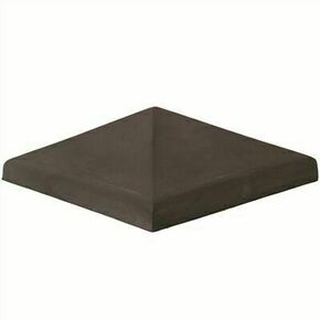 Chapeau Pilier 30×30 Pointe De Diamant - Rouge - MatériauxWeb