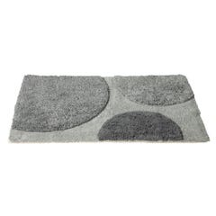 Tapis de bain  "ALPAGA" gris/gris foncé 0