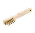 Brosse pour bougie d'allumage fil laiton poignée bois pour brossage et nettoyage délicat - 950380 TECNUM