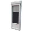 Porte-fenêtre PVC volet roulant intégré 1 vantail H205xL80cm avec Oscillo-battant ouvrant Gauche