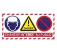 PANNEAU CHANTIER 4EN1 80X40CM VINMER