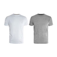 Lot de 2 T-shirt blanc / gris T.M - KAPRIOL 0