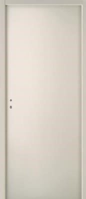 bloc porte thermique plane prepeint 3 points largeur 83cm droite bricoman