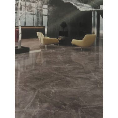 Carrelage sol intérieur effet marbre l.60x L.60cm - Bolonia Poli 2