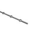 BARRE A TROU D16 E110 14 TROUS L2000MM