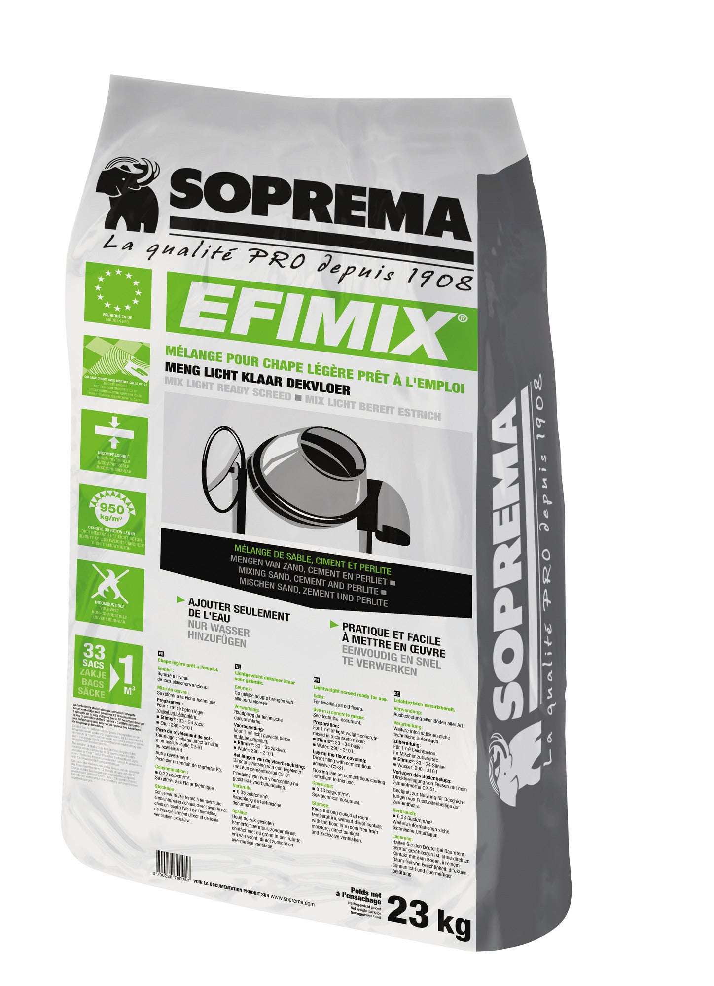 B ton all g efimix avec ciment Bricoman