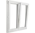 Fenêtre PVC 2 vantaux avec oscillo-battant H.145 x L.140 cm - CLOSY