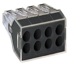 Bornes pour boîtes de dérivation H13,1 mm avec boîtier transparent