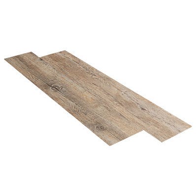 Lame Vinyle Gerflor adhésif repositionnable - Gamme Senso Adjust - Décor Pécan | Bricoman lame vinyle autocollante