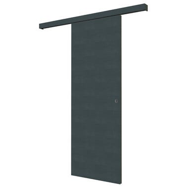 Porte seule revêtue gris H.204 x l.73 cm | Bricoman