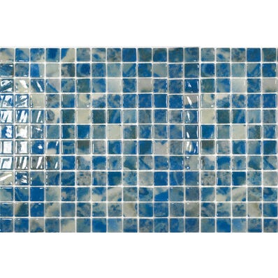 Mosaïque de verre blue gem l.31,1 x L.46,7 cm