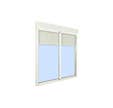 BAIE COUL ALU VRI ELEC 215X180 RPT BLC