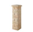 Chapeau pointe diamant Pour Pilier 40x40 cm Beige