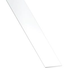 Profilé plat PVC l.20 mm x L.260 cm blanc  - CQFD 1