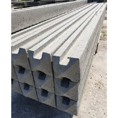 Poteau Feuillures Beton 12 X 12 Cm Haut 250 Cm Bricoman Poteau Feuillures Beton 12 X 12 Cm Haut 250 Cm Bricoman