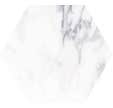 Faience blanche effet marbre 23 x 27 cm Hexa soul