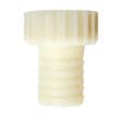 EMBOUT CANNELE NYLON DROIT FEMELLE D20